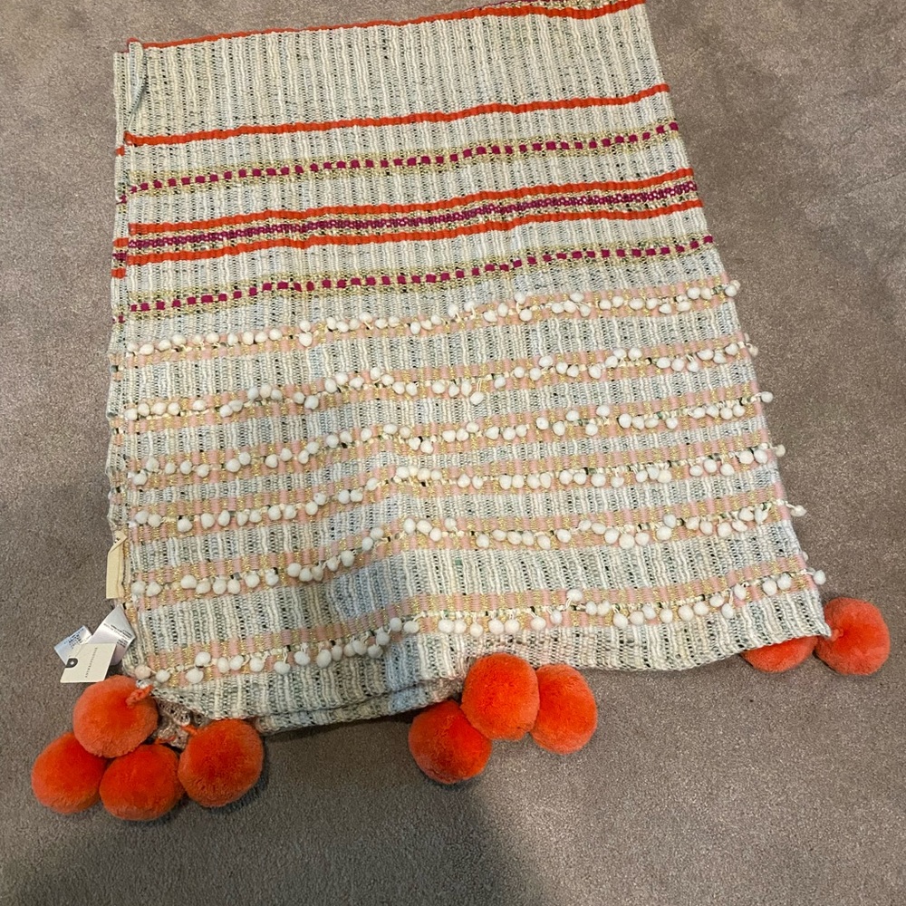Anthropologie throw blanket